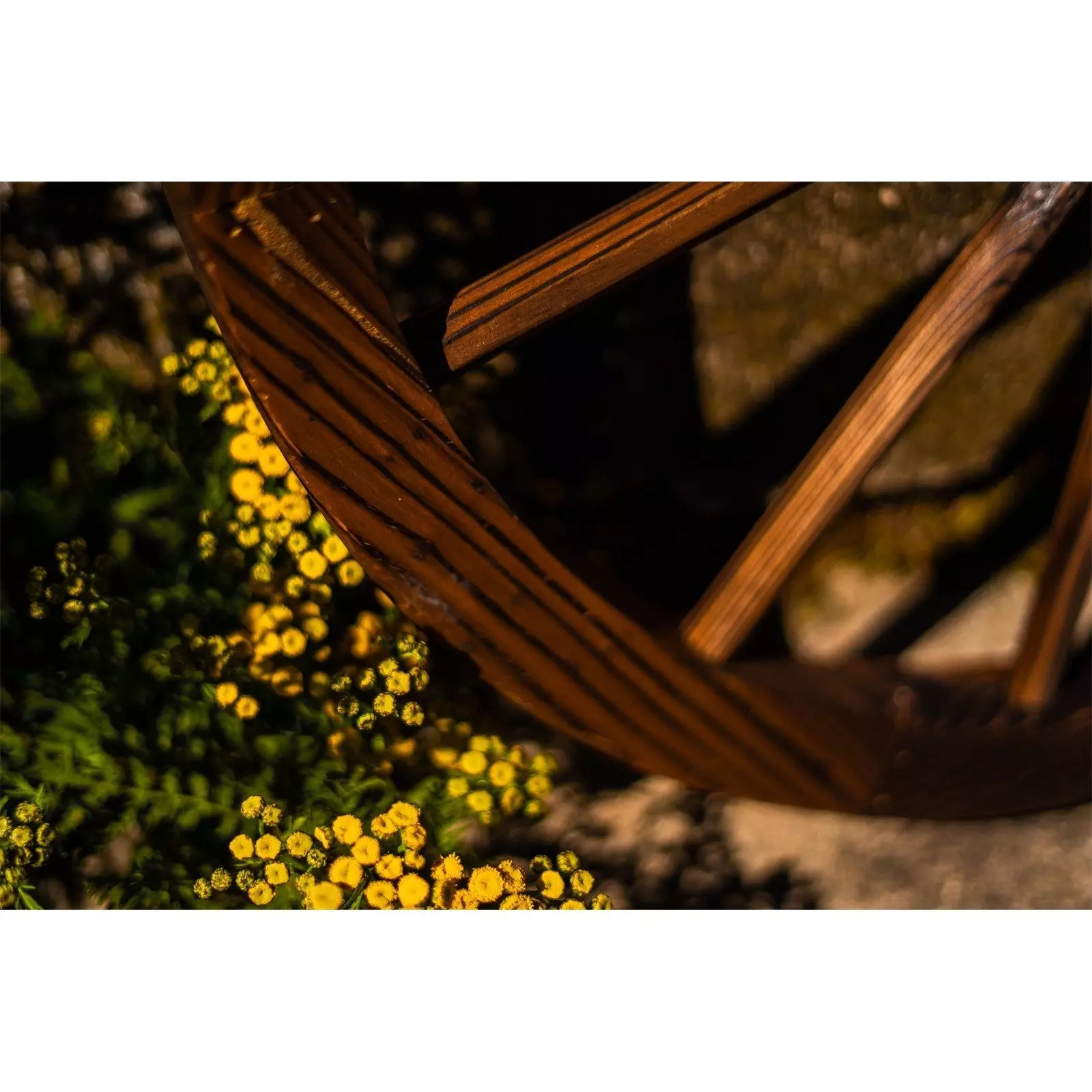 HTI-Line Gartenfigur Wagenrad Sommerset, (Stück, 1 St), Gartendekoration rustikal