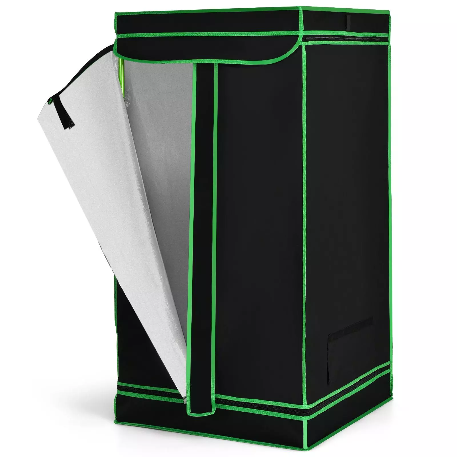 COSTWAY Gewächshaus, BxTxH: 60 x 60 x 120,00 cm, Growbox, Darkroom