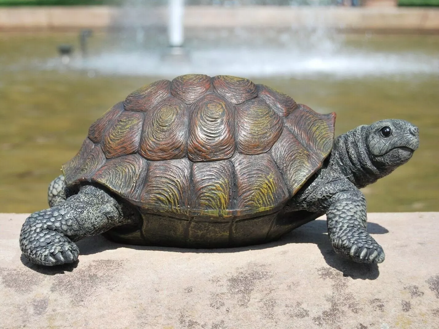 BOLTZE GRUPPE GmbH Gartenfigur Schildkröte Slowmotion - Länge 34 cm