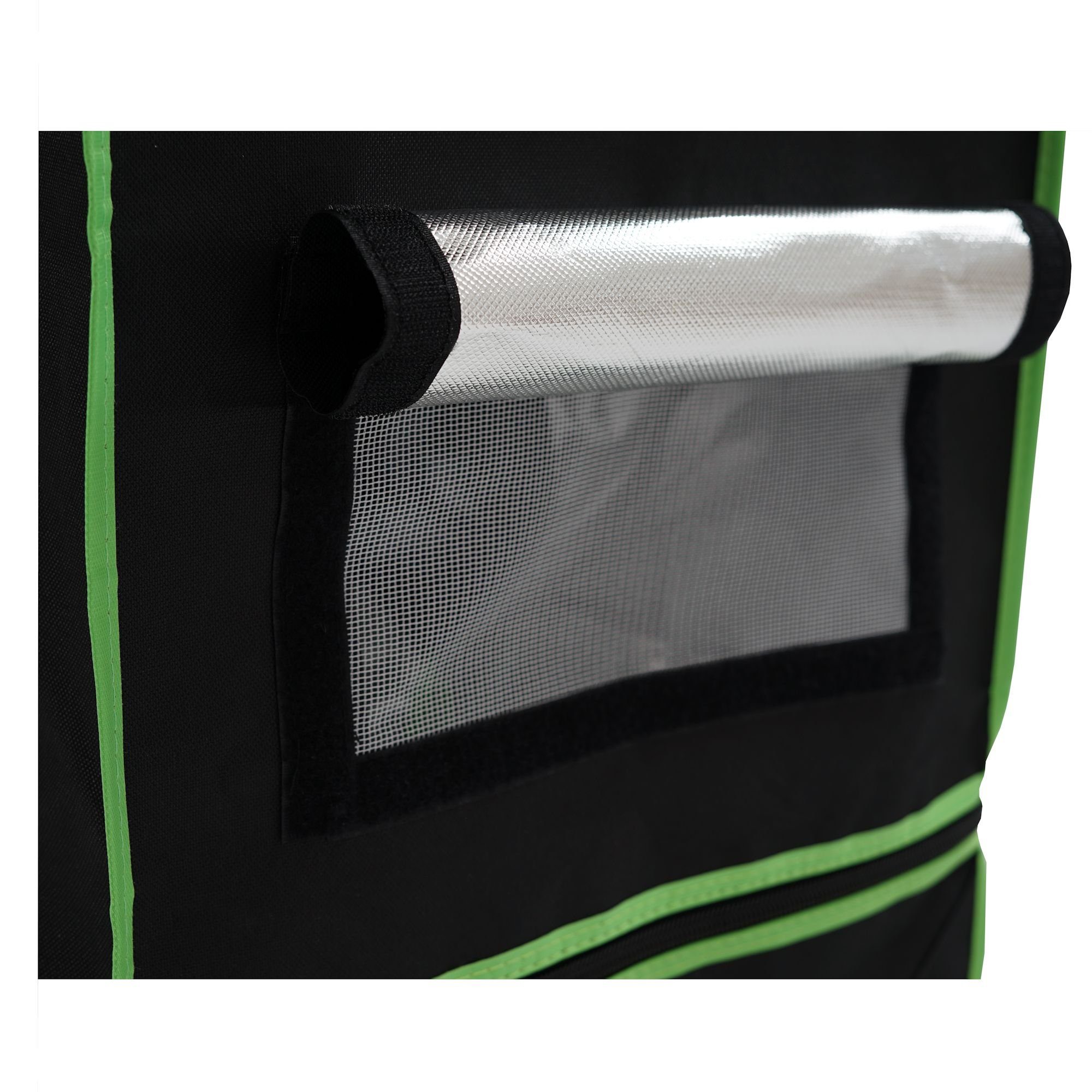 Zelsius Gewächshaus ZELSIUS Grow Tent 120 x 120 x 200 cm grau/schwarz