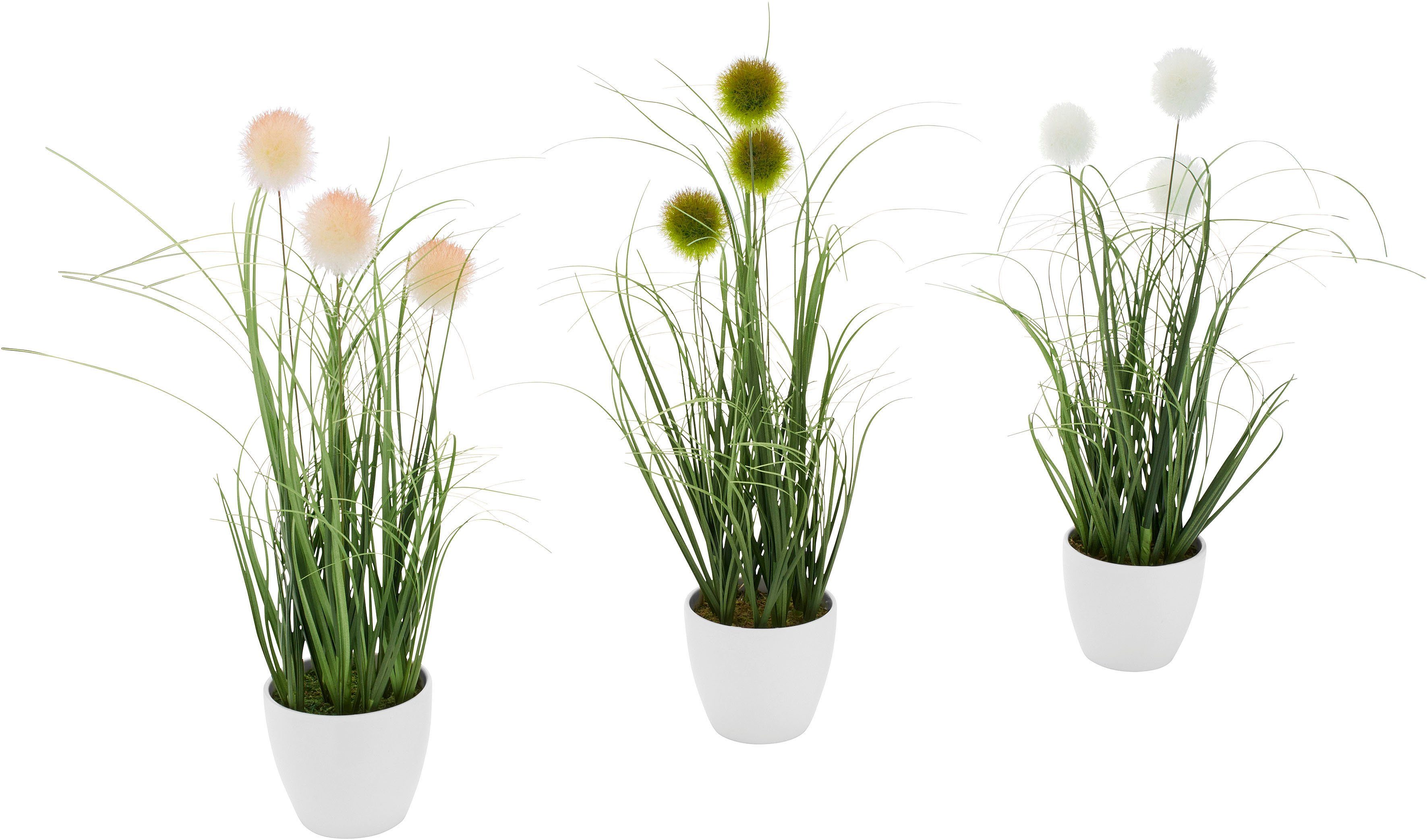 Kunstgras Grasbusch, Creativ green, Höhe 36 cm