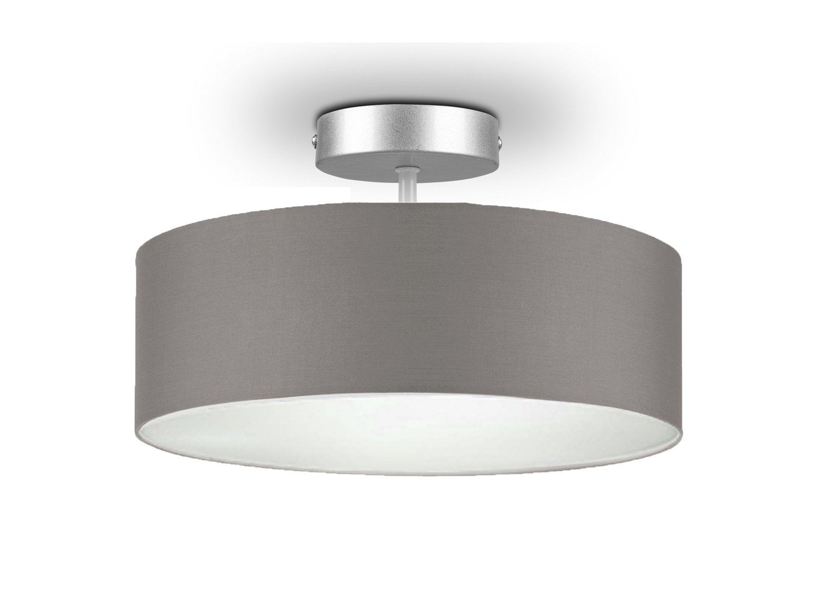 meineWunschleuchte Deckenleuchte, ohne Leuchtmittel, Designklassiker, Lampenschirm-e Stoff-Lampen übern Esstisch Ø30cm