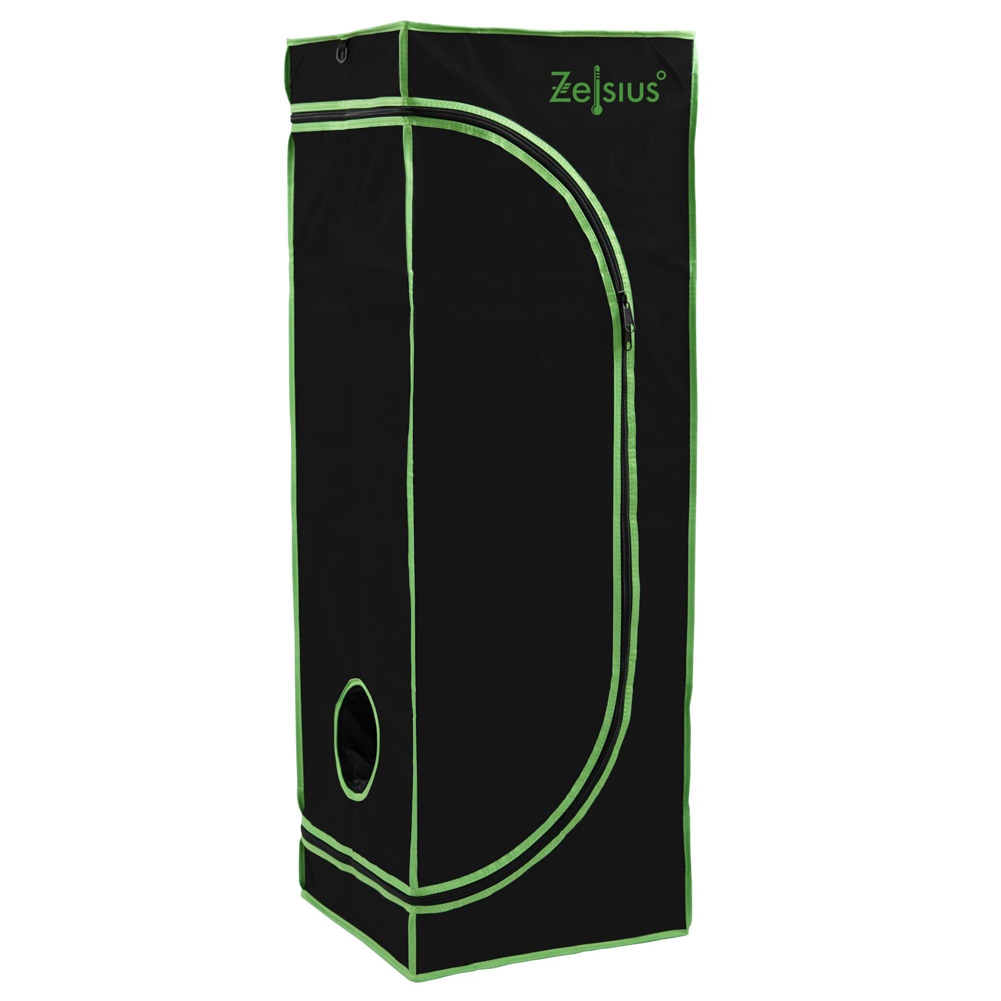 Zelsius Gewächshaus Zelsius Grow Tent 60 x 60 x 180 cm grau/schwarz Pf