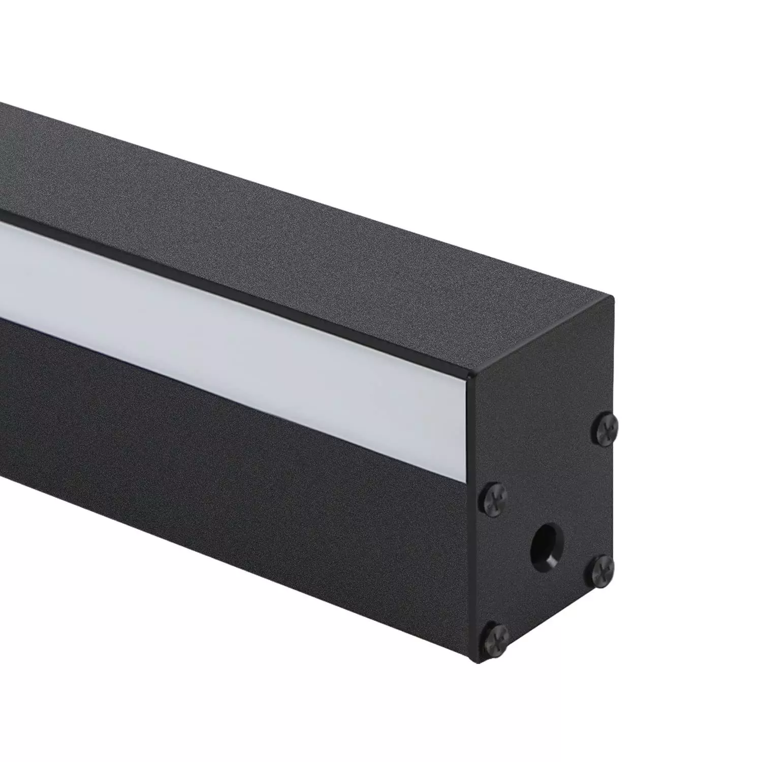 ZMH LED Wandleuchte innen Modern 27W Flur Schwarz Beleuchtung Wohn- Kinder- Schlafzimmer, LED fest integriert, 3000K warmweiß, 100CM