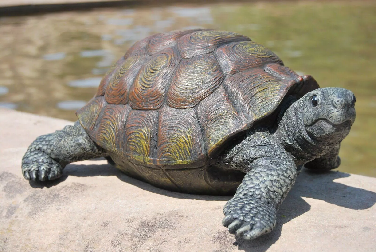 BOLTZE GRUPPE GmbH Gartenfigur Schildkröte Slowmotion - Länge 34 cm