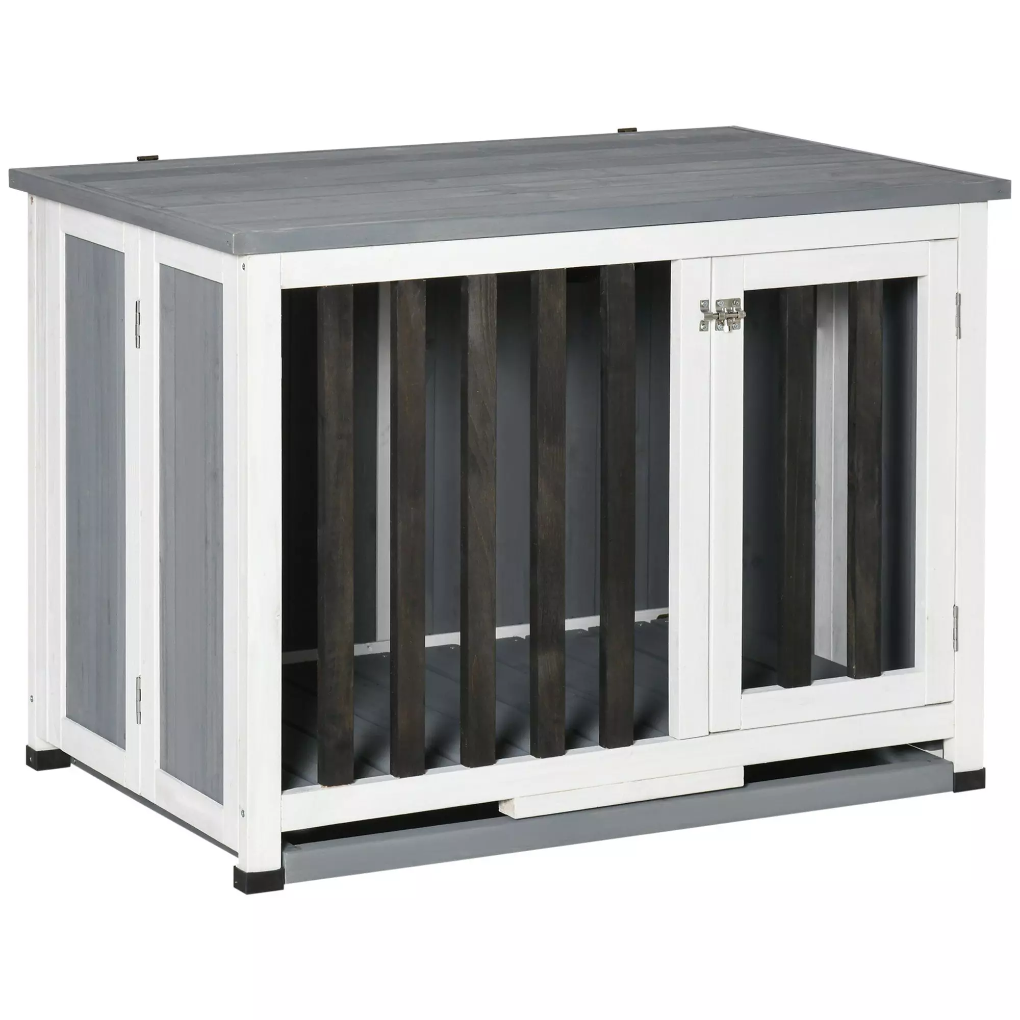 PawHut Hundehütte Hundekäfig, zusammenklappbar