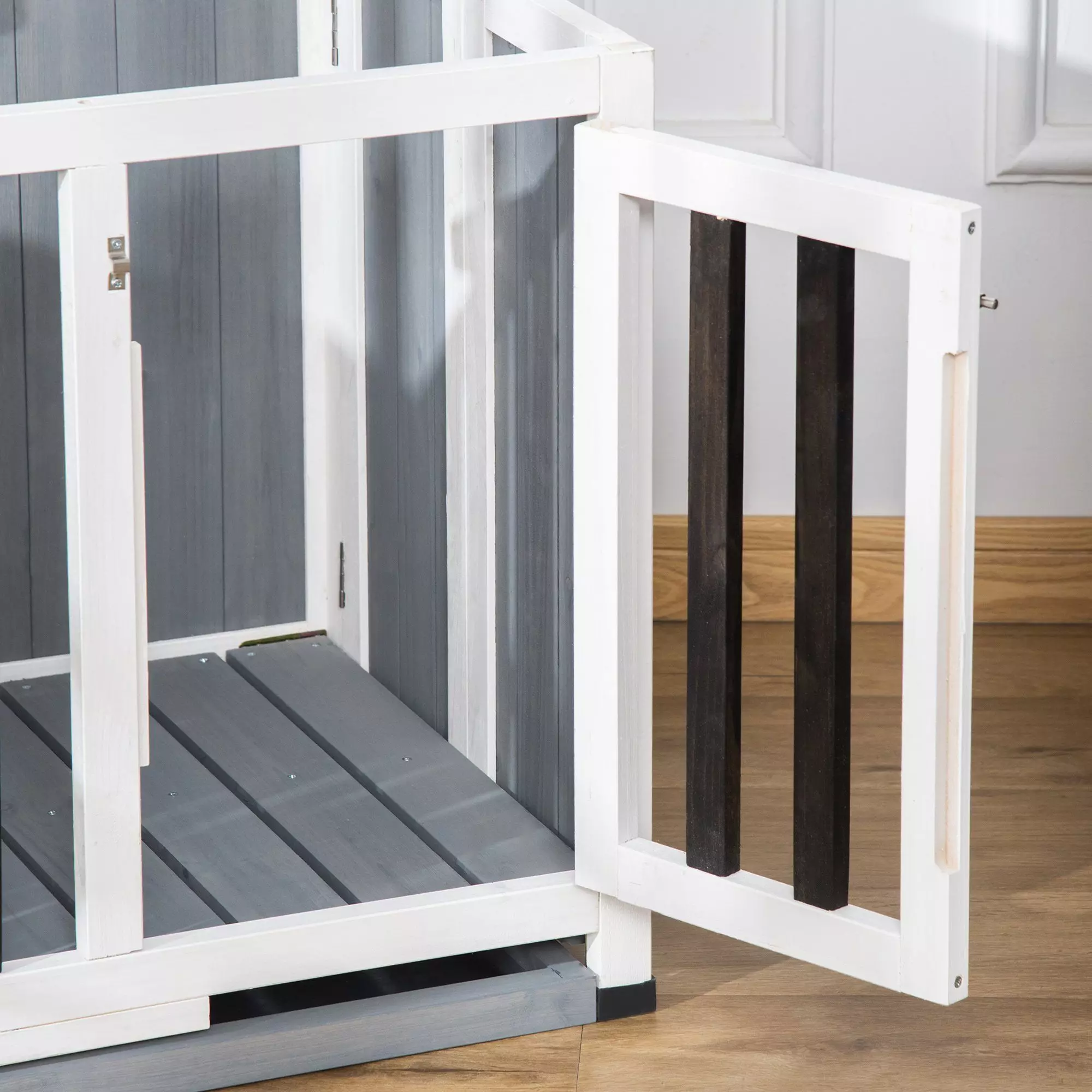 PawHut Hundehütte Hundekäfig, zusammenklappbar