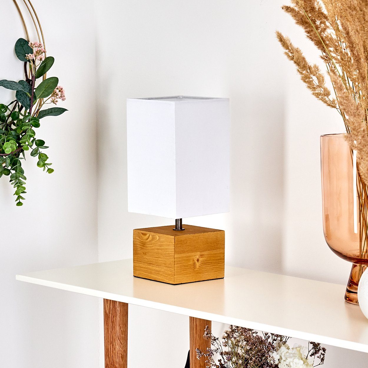 hofstein Tischleuchte Boho Wohn Schlaf Raum Beleuchtung Nacht Tisch Leuchte Lese Lampe