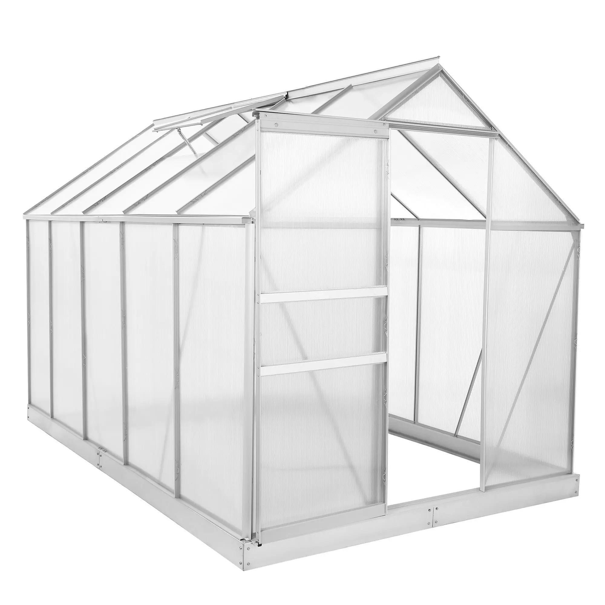 Zelsius Gewächshaus Zelsius Aluminium Gewächshaus SET, 310 x 190 cm, i, BxTxH: 190 x 310 x 190 cm