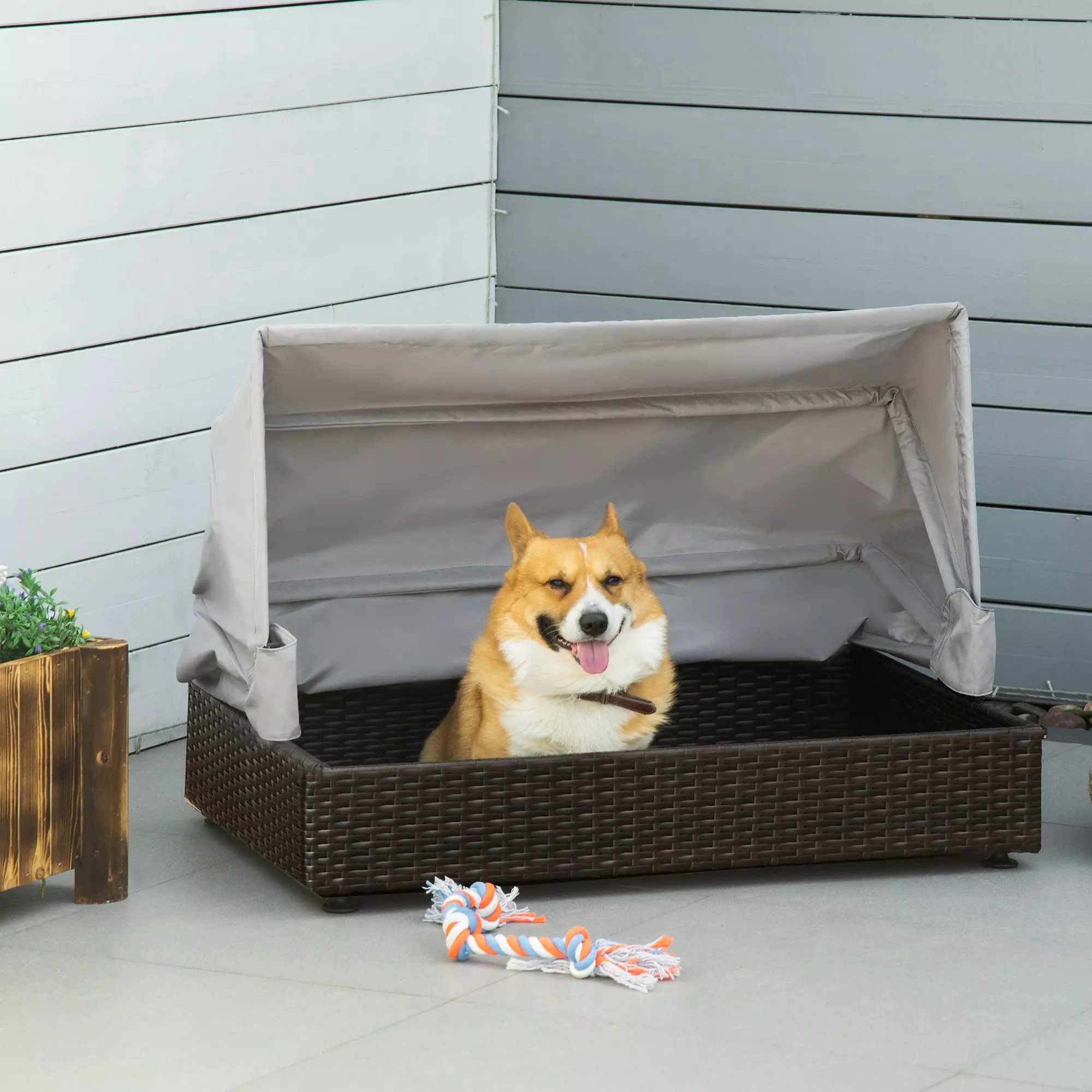 PawHut Hundehütte Hundehütte