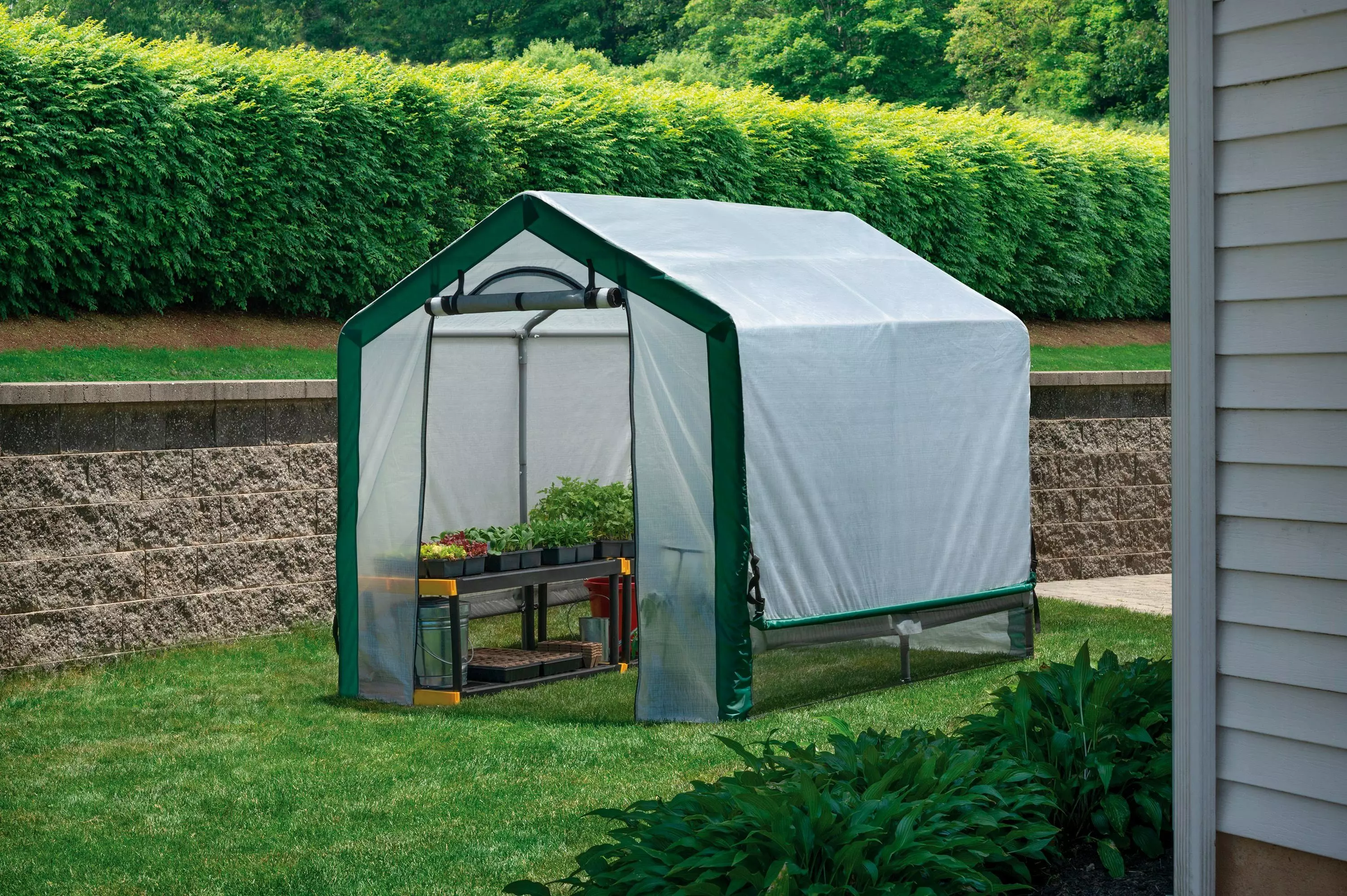 ShelterLogic Foliengewächshaus SL70699, BxTxH: 180 x 240 x 200 cm