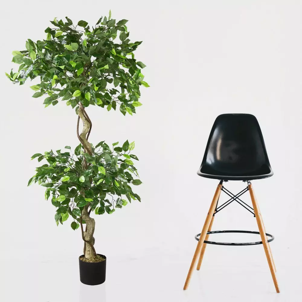 Kunstpflanze Ficus Kunstpflanze Künstliche Pflanze 150 cm Decovego, Decovego