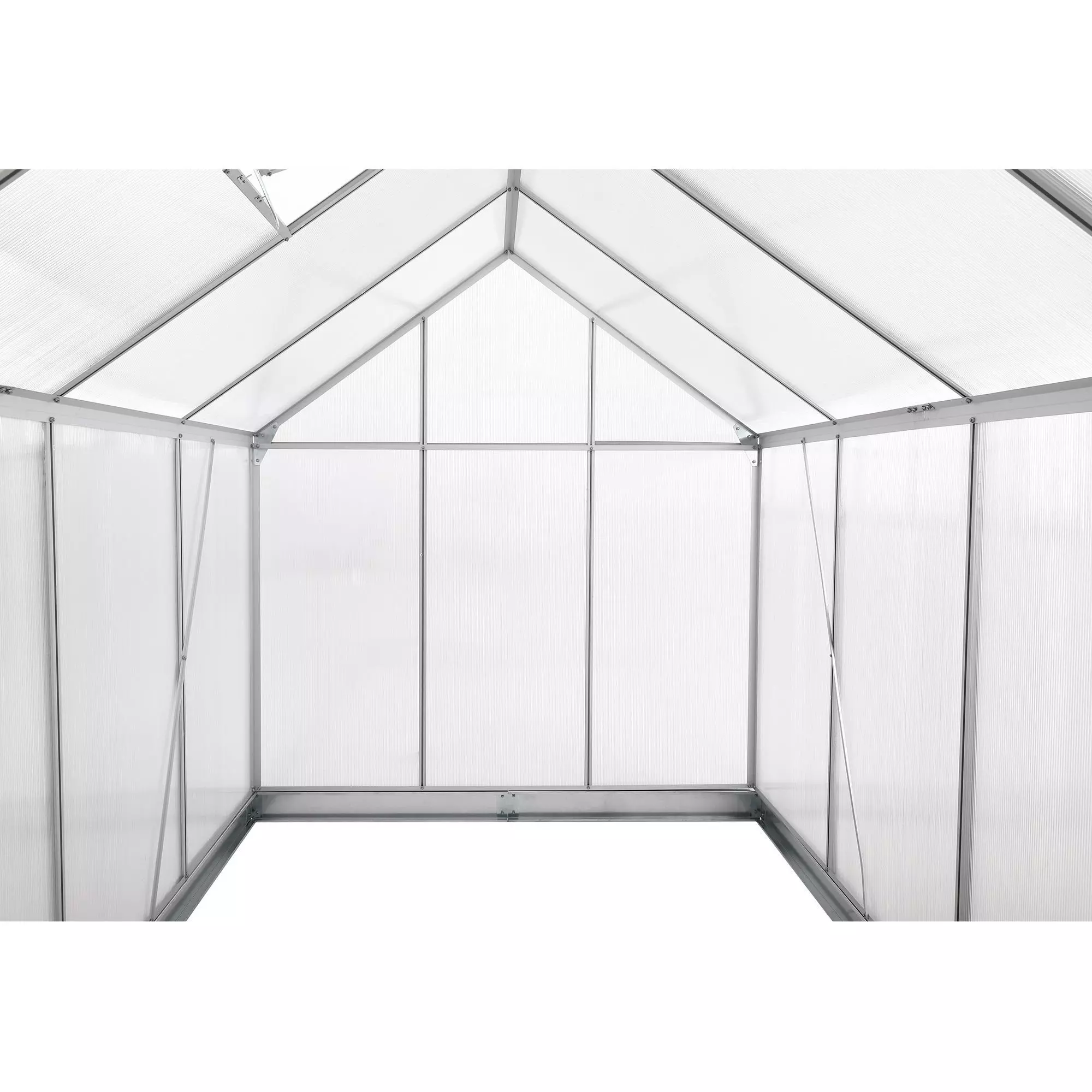 Zelsius Gewächshaus Zelsius Aluminium Gewächshaus SET, 310 x 190 cm, i, BxTxH: 190 x 310 x 190 cm