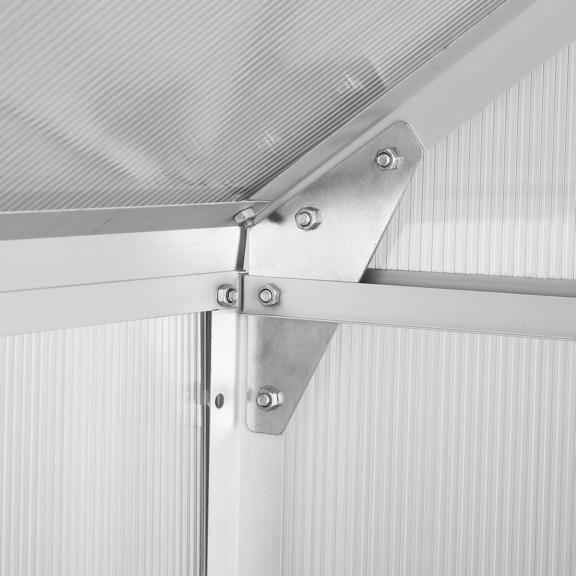 Zelsius Gewächshaus Zelsius Aluminium Gewächshaus SET, 310 x 190 cm, i, BxTxH: 190 x 310 x 190 cm