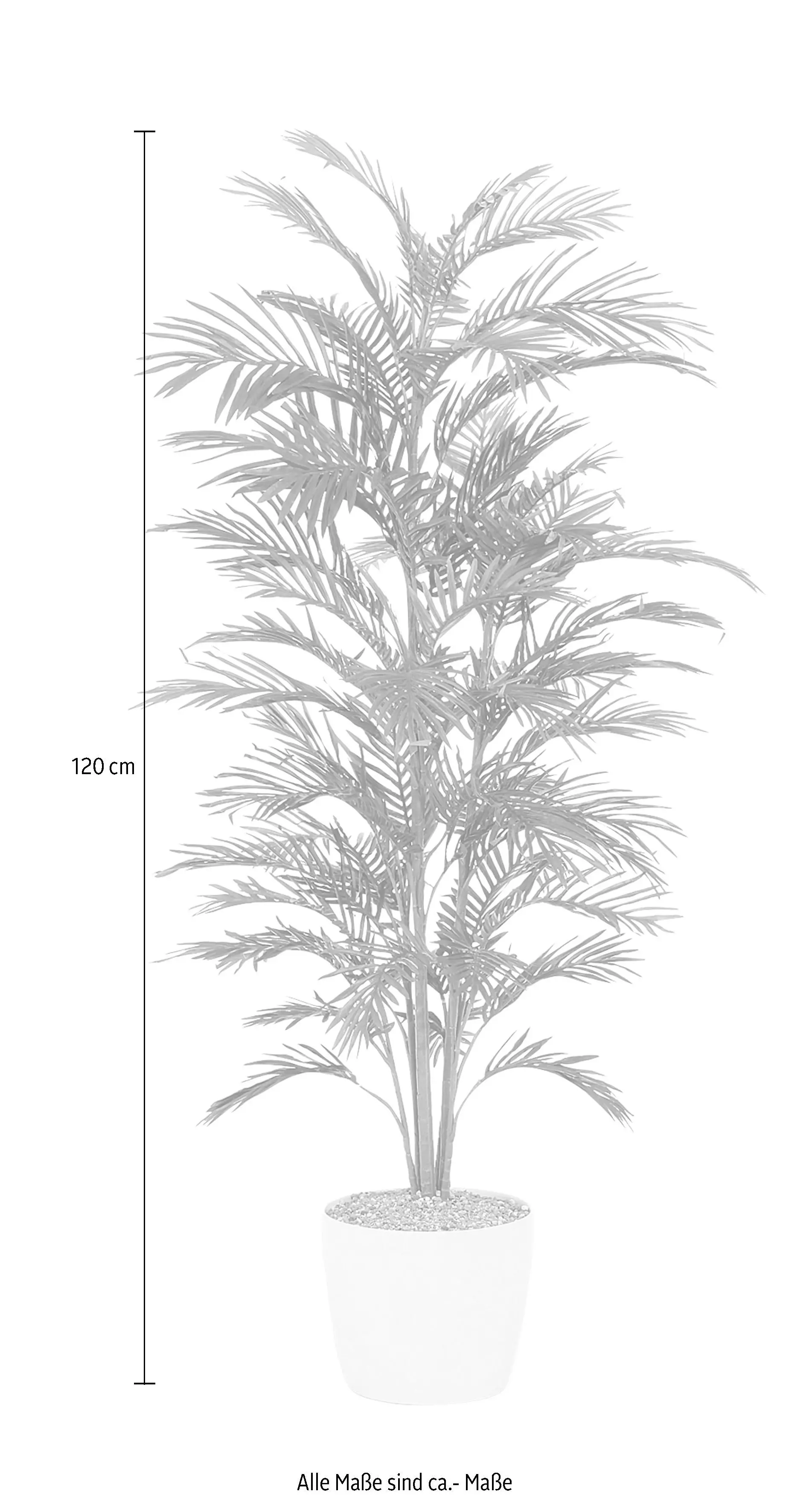 Kunstpalme Palme Palme, Creativ green, Höhe 120 cm